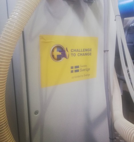 By recycling to a new product